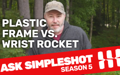 Plastic slingshot frames vs Wrist Rocket. Which is more accurate?