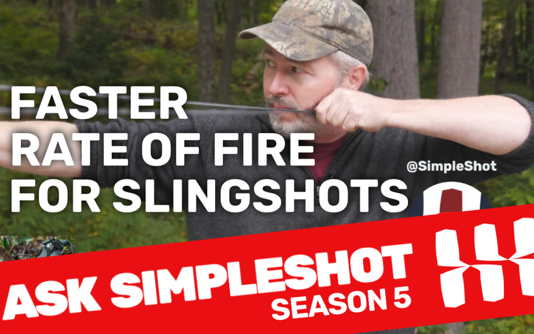 How to speed up my rate of fire when shooting slingshots?