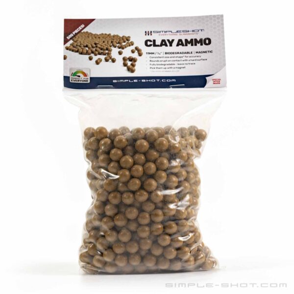 Clay Slingshot Ammo - 11mm (7/16”) - 500ct