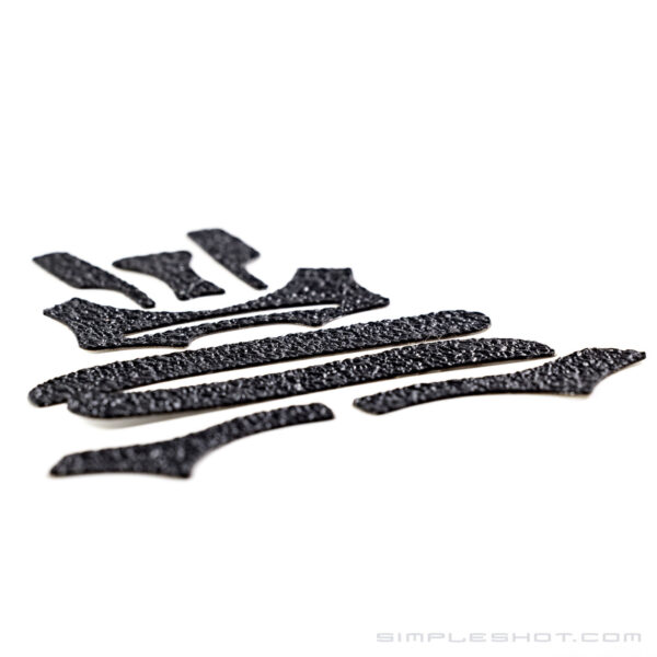 Custom-Cut Slingshot Grips - Scout LT2 - Rubber-Black